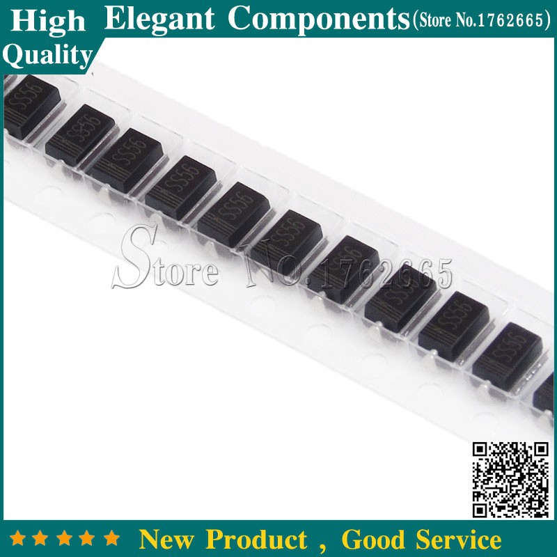Set 50 Diode SR560 SS56 SMA DO-214AC Schotky Diode Shipping Miễn Phí Vận Chuyển / 50 Cái SR560 Diode