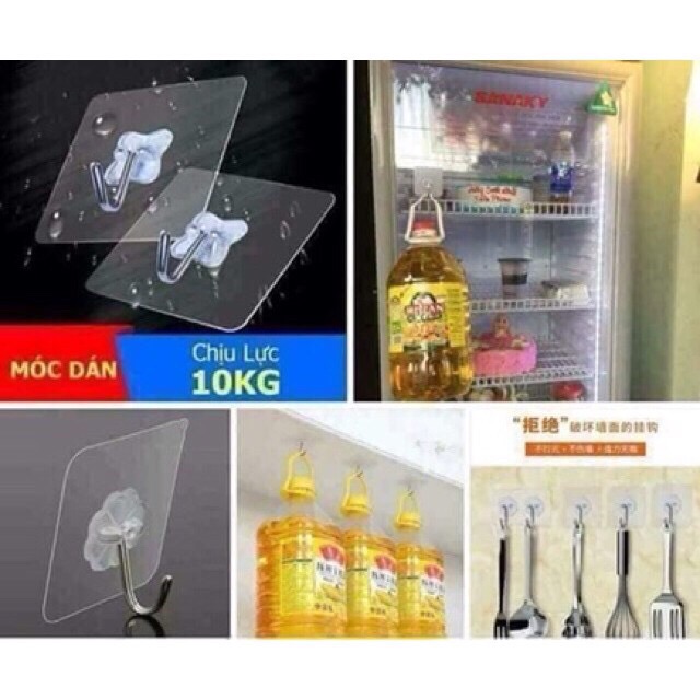 Combo 20 móc dán tường siêu chịu lực . Dán trên mọi chất liệu