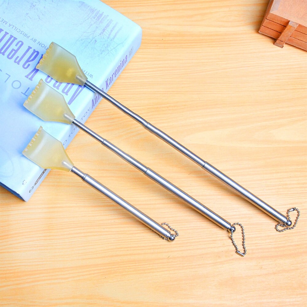 [Hàng mới về] Cây Gãi Lưng Bằng Thép Không Gỉ Có Thể Điều Chỉnh Thoải Mái Tiện Lợi