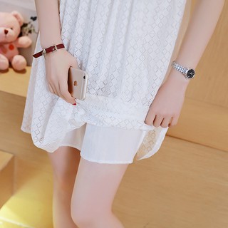 Đầm (Váy) Bầu Kiểu Dáng Hàn Quốc Ren Phối Nơ