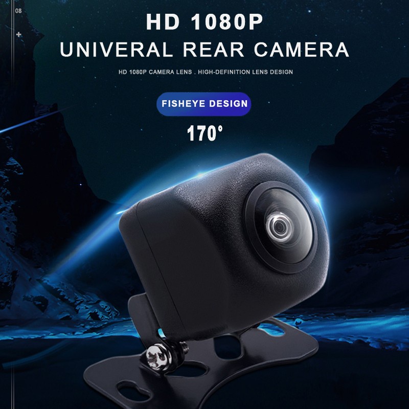 Camera mini đèn LED góc rộng 170° chống thấm nước hỗ trợ quan sát đằng sau khi đậu xe hơi tự động (không có cáp nối dài) | WebRaoVat - webraovat.net.vn