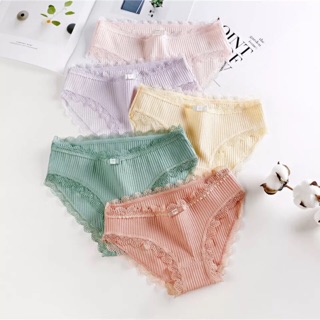 Set 4 quần phối viền ren cực xinh