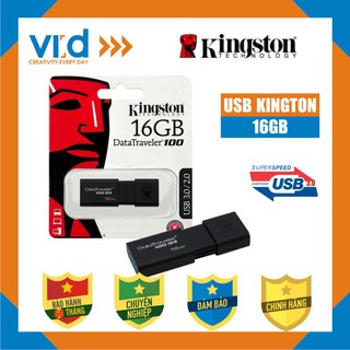 Usb 3.0 kingston 16g datatraveler 100 g3 - bảo hành 5 năm