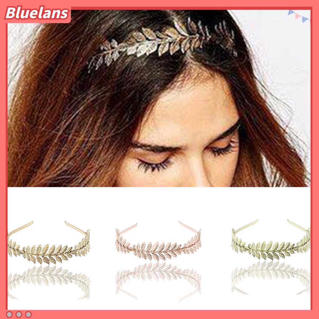 Băng đô cài tóc hình vương miện màu xanh dương chống mòn