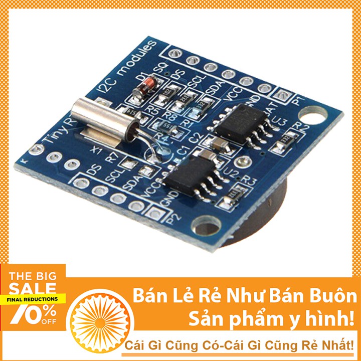 Module Thời Gian Thực DS1307 + 24C32 (RTC / I2C)