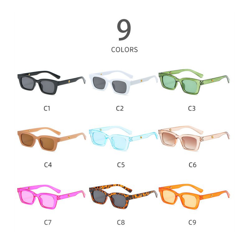 [HÀNG ORDER] Kính Mát Vuông Chống Tia Uv400 Phong Cách Hàn Quốc Cá Tính | BigBuy360 - bigbuy360.vn