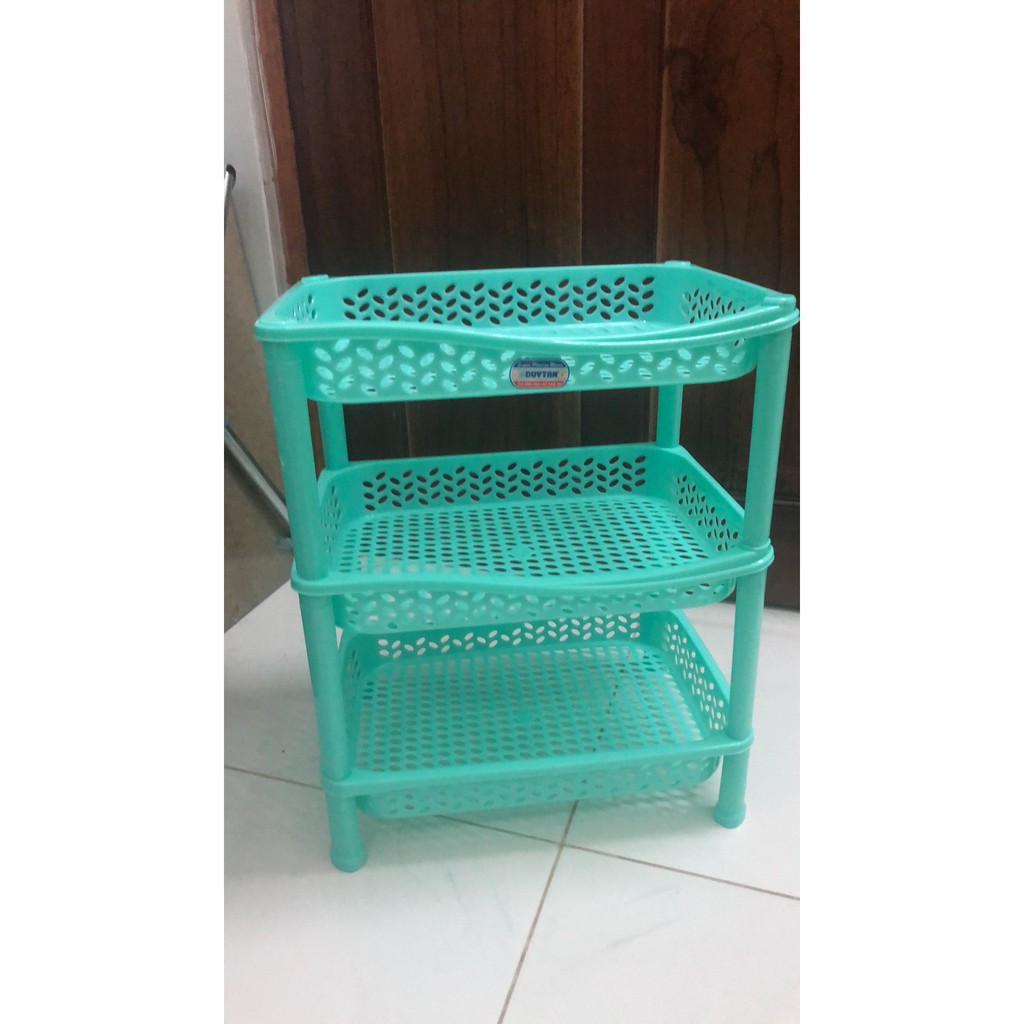 Kệ chén nhựa duy tân 3 tầng nhỏ ( 40 x 29 x 39cm ) Giao Màu Ngẫu Nhiên