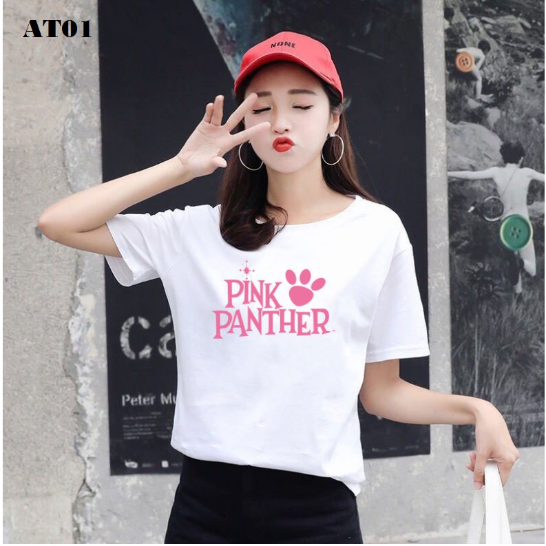 Áo thun nữ Cotton co giãn 4 chiều Pink AT01 - Áo thun năng động cá tính trẻ trung