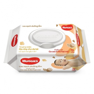 Khăn ướt huggies 72 miếng