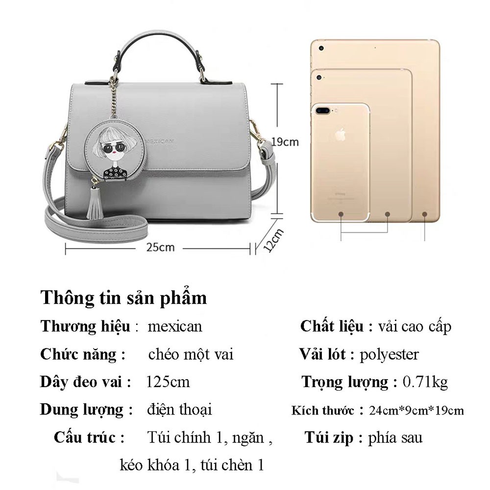 [MÂU MỚI] Túi xách nữ , tui đeo vai kiểu dáng Hàn Quốc - RiBi Shop