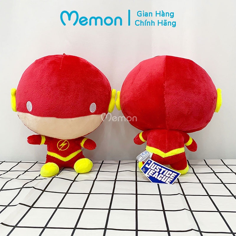 [Mã LIFEM1 giảm 50k đơn 99k] Gấu Bông The Flash Siêu Anh Hùng Mẫu Mới Cao Cấp Memon