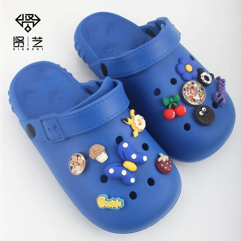 sticker dép crocsPhụ Kiện Gắn Giày Tự Làm Dễ Thương Tiện Dụng