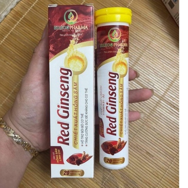 Viên sủi Hồng Sâm