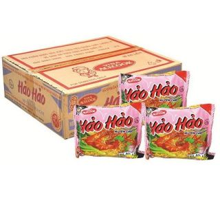 10 gói Mỳ tôm Hảo hảo chua cay (10goi x 75g/gói)