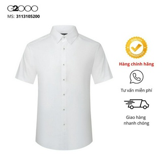 Áo Sơ Mi Nam G2000 Smart Fit (31131052-00/76) Màu Trắng/Xanh