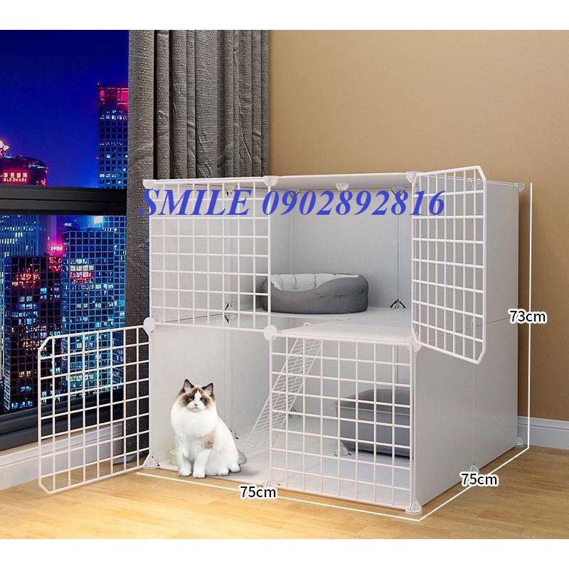 [TẶNG VÒNG CỔ] COMBO CHUỒNG, NHÀ, LỒNG LƯỚI THÉP CHO CHÓ MÈO THÚ CƯNG ĐA NĂNG