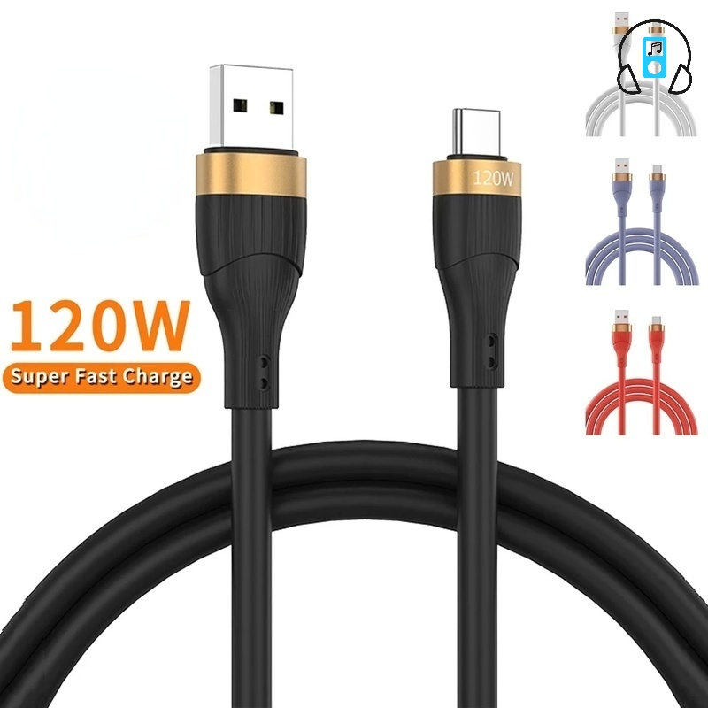 Cáp Sạc Nhanh 120W Type C Cổng USB Cho Android