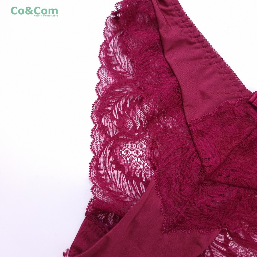 Bộ Đồ Lót Nữ Ren Co&Com BAN5028 Có Gọng, Đệm vừa Nâng Ngực Êm Ái | BigBuy360 - bigbuy360.vn