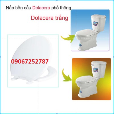 Nắp bồn cầu Dolcera Trắng  Dolacera, năp đậy bàn cầu