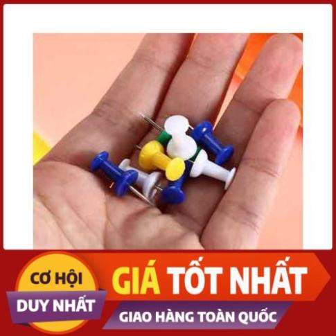 [HANG UY TÍN - GIÁ RẺ] Đinh Ghim giấy / bảng Deli NO.0021 - Nhiều Màu