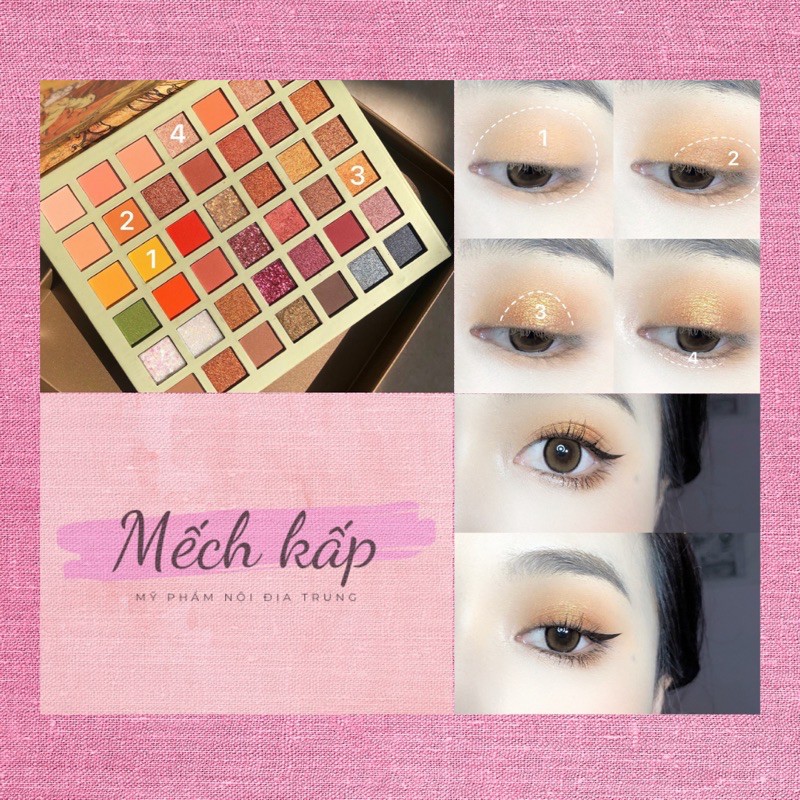 [MUGE LEEN] bảng phấn mắt 42 ô love story | BigBuy360 - bigbuy360.vn