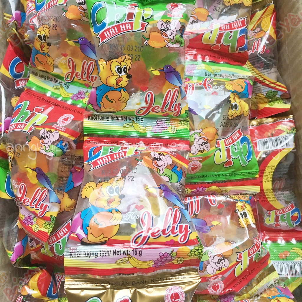 Kẹo dẻo chíp chíp Hải Hà dây 10 gói 16g