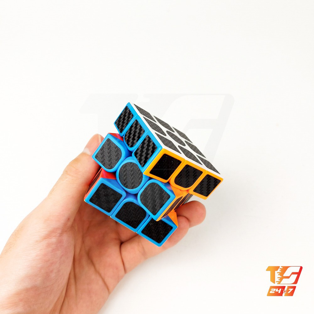 Khối Rubik 3x3 Carbon MoYu MeiLong 3C - Đồ Chơi Rubic Cacbon 3 Tầng 3x3x3