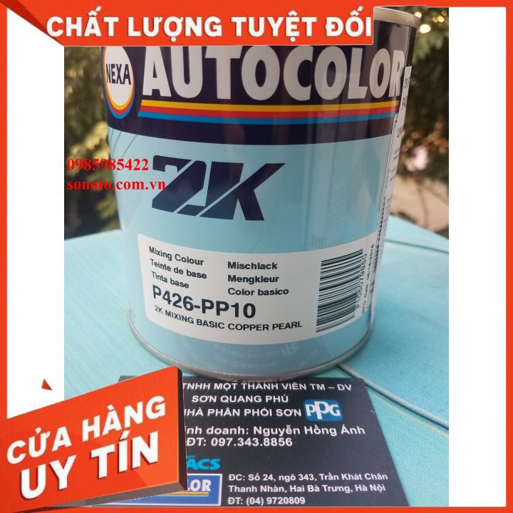 P426-PP10 Sơn gốc màu Camay bơ da đồng hãng Nexa Autocolor lon 1 Lít