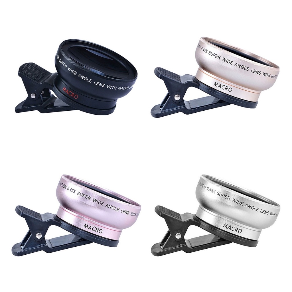 Ống Kính Góc Rộng 0.45X 12.5X Cho Điện Thoại iPhone Android