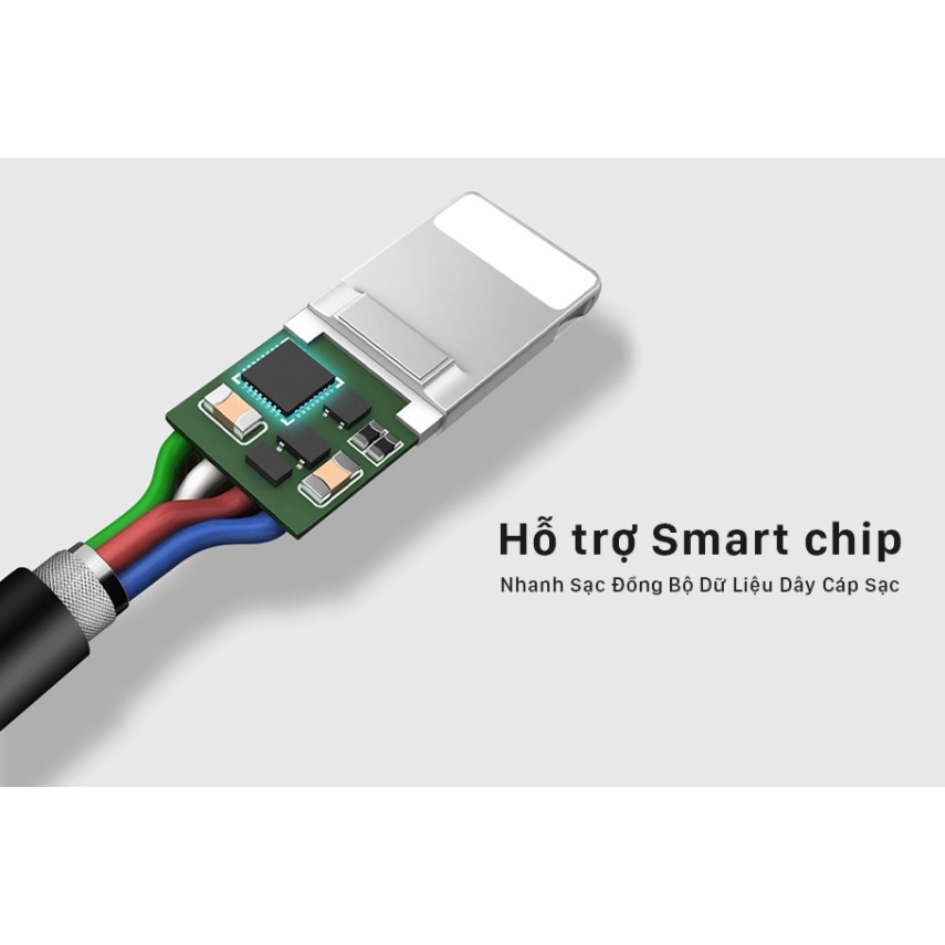 Dây sạc nhanh STP VN No1 Cáp sạc IP 15W 1m2 xịn sò dùng cho tai nghe bluetooth sạc dự phòng IP 7|8|X|XS|XSMAX|11|11Pro|6