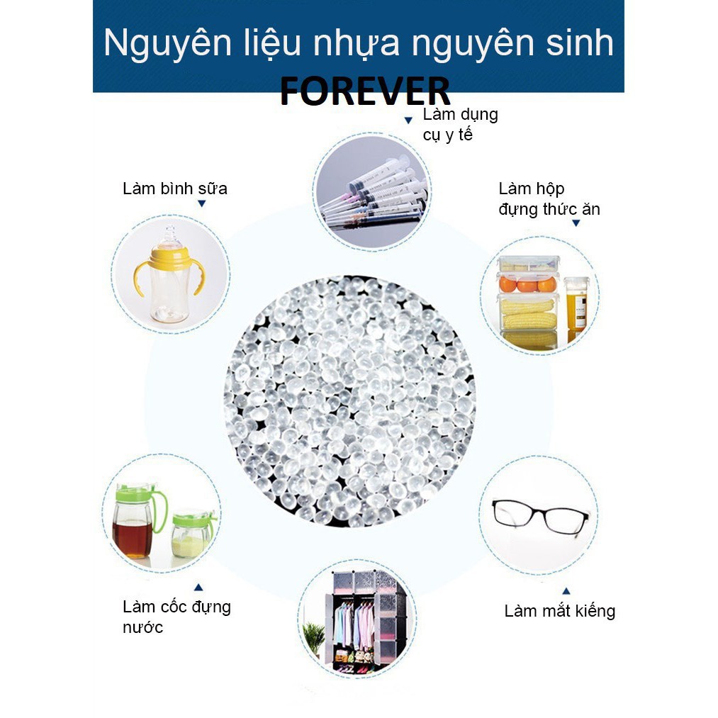 TỦ NHỰA LẮP GHÉP THÔNG MINH GIÁ RẺ 6 Ô CỬA HOẠT HÌNH