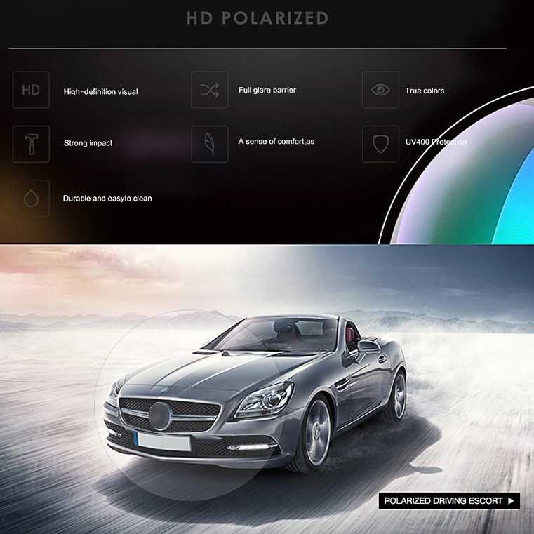 Kính Mát Phân Cực Nhiều Màu Chống Tia Cực Tím Cho Nam | BigBuy360 - bigbuy360.vn