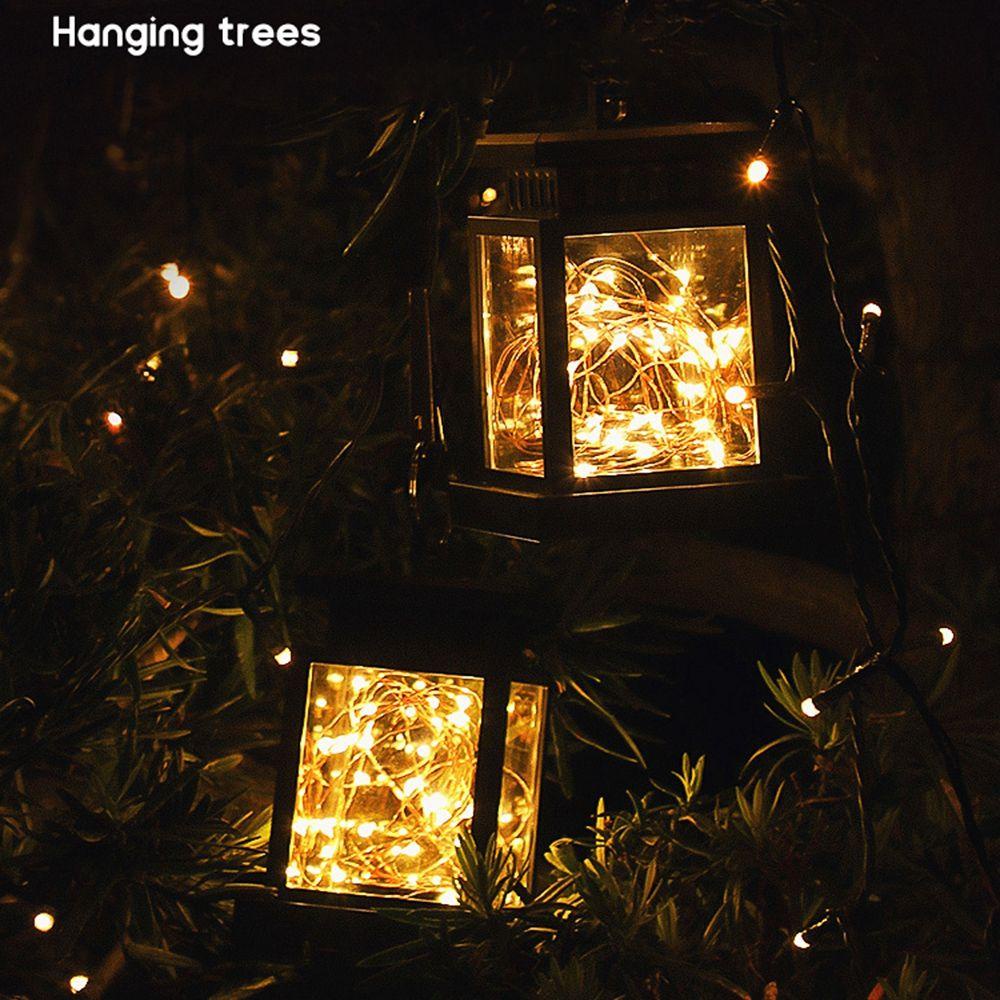 Epoch Đèn LED 30 Bóng Năng Lượng Mặt Trời Chống Thấm Nước Treo Trang Trí Giáng Sinh Ngoài Trời