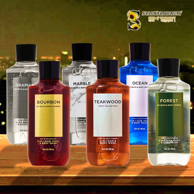 [Auth] Gel Tắm Gội 2In1 Cho Nam Bath & Body Works For Men 295Ml