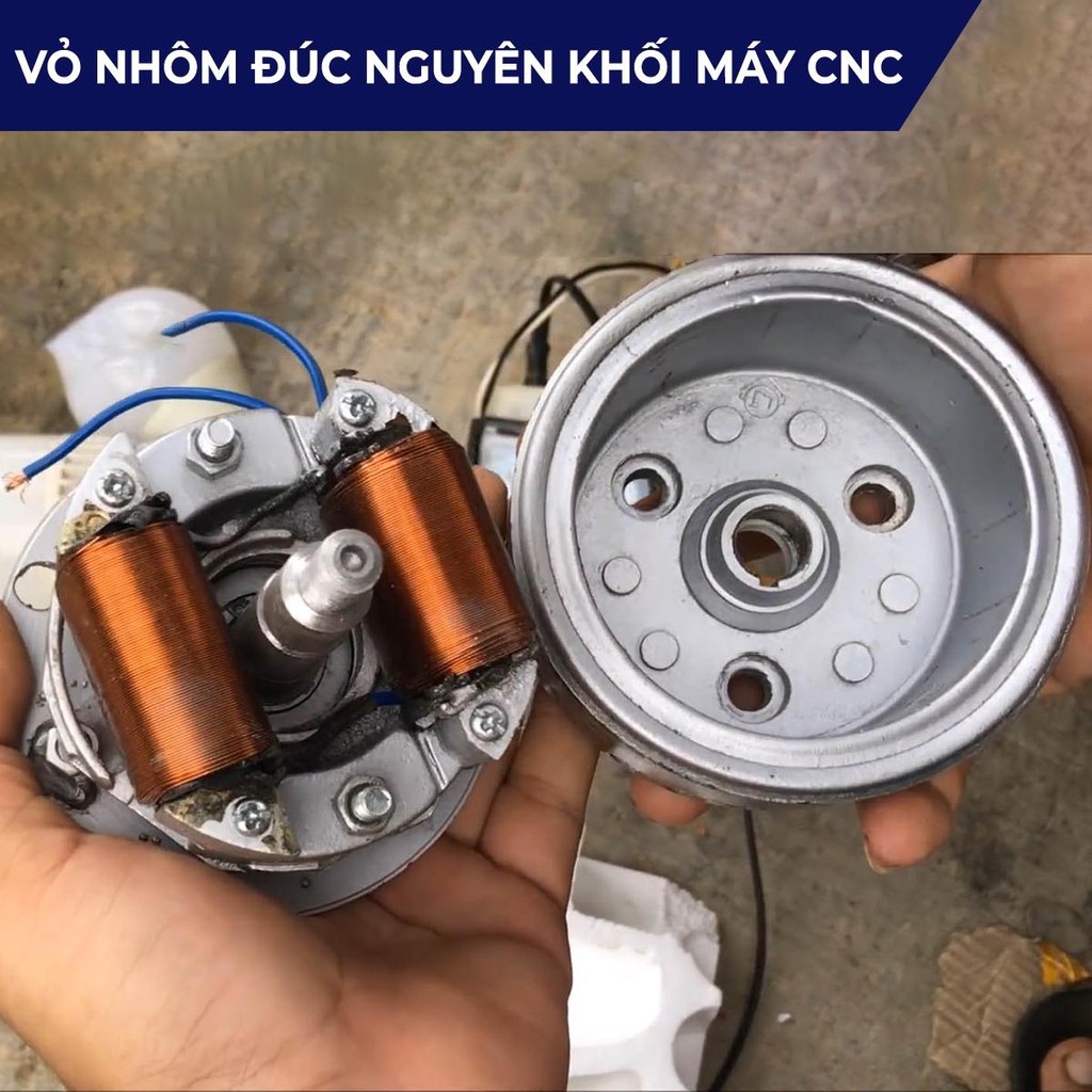 Củ Phát Điện Gắn Vào Xe Máy - Phát Dòng Điện 220V - Máy Phát Điện Gắn Xe Máy