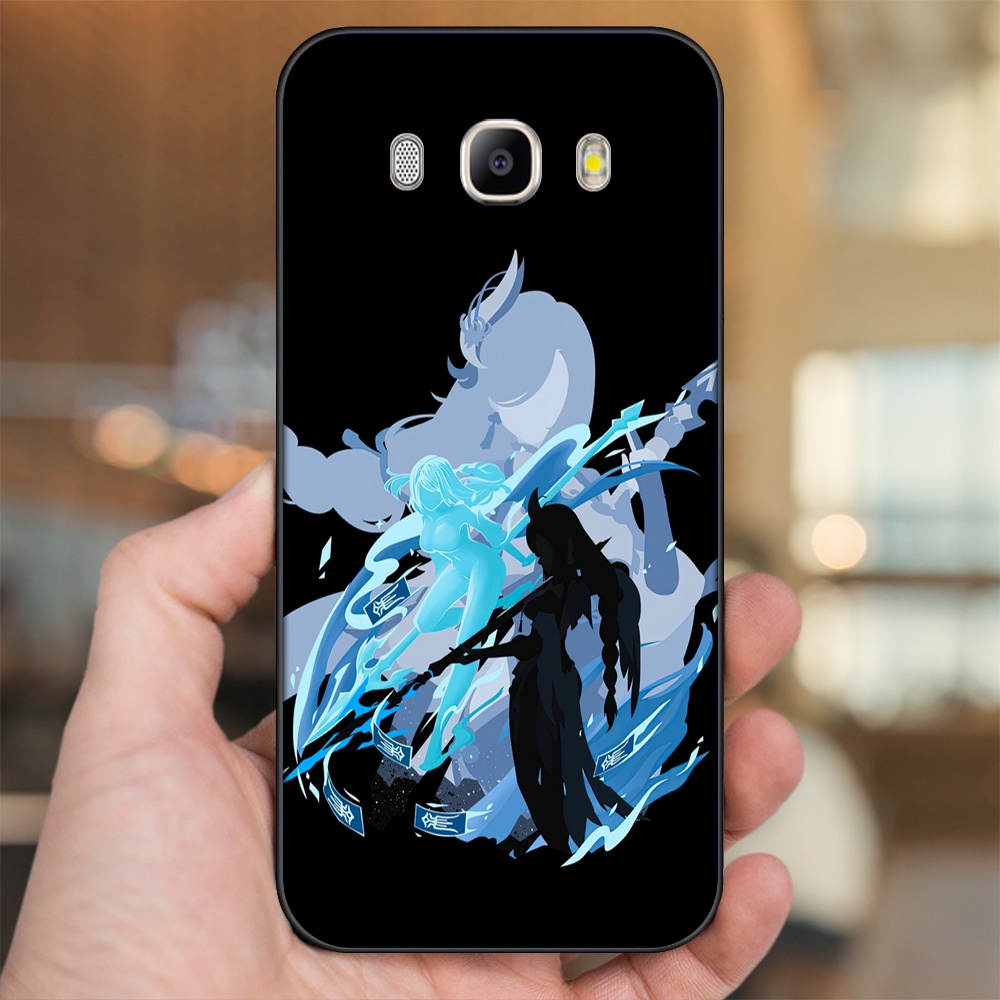 Ốp lưng Samsung J5 2016, J7 2016 viền đen in hình Shenhe Genshin Impact