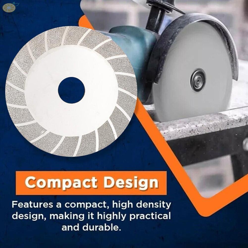 【VARSTR】Diamond Cutting Grinding Wheel 100x20mm Circular Saw Blade Sharpening Silver