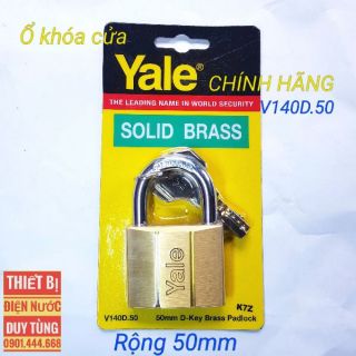 Khóa cửa bấm yale 50mm v140d-50 chính hãng
