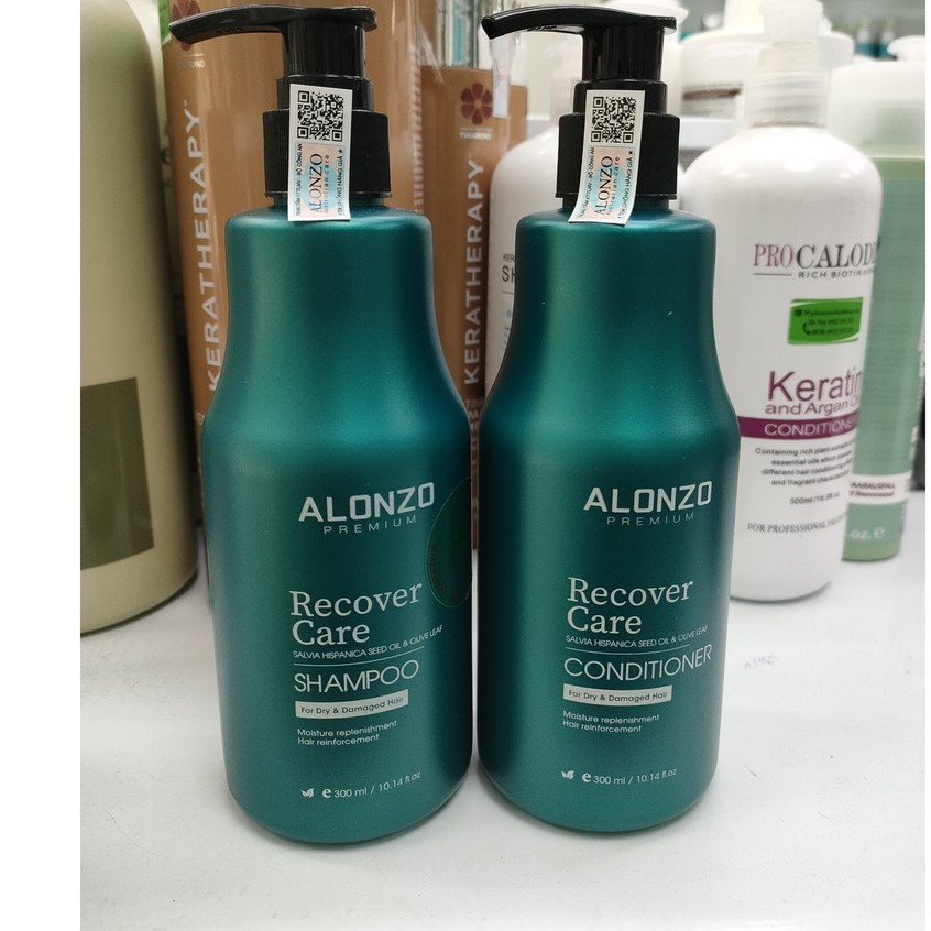 DẦU GỘI XẢ ALONZO RECOVER PHỤC HỒI TÓC KHÔ VÀ HƯ TỔN 300ml