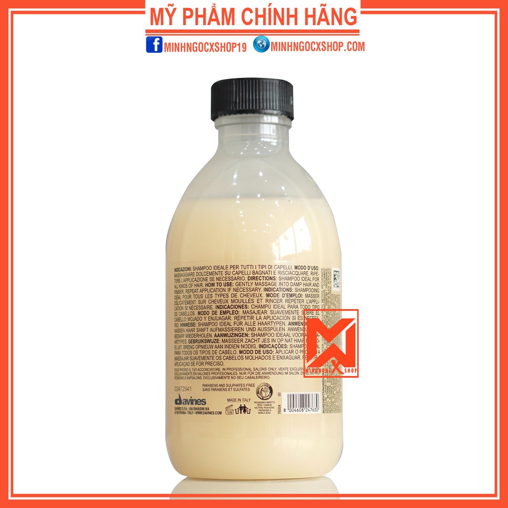 Dầu gội hoàn mỹ cho mọi loại tóc DAVINES OI 280ml chính hãng