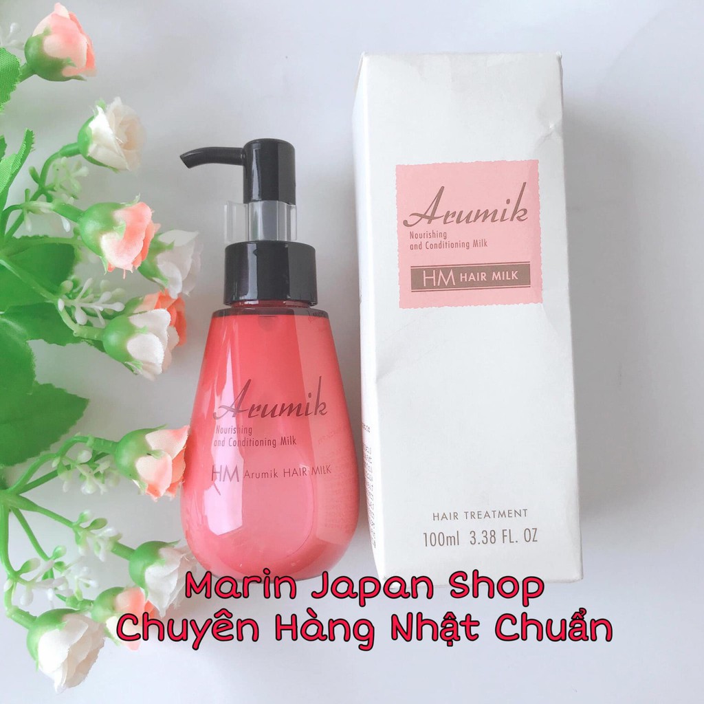 Tinh dầu dưỡng tóc suôn mượt chắc khoẻ Arumik Nhật Bản