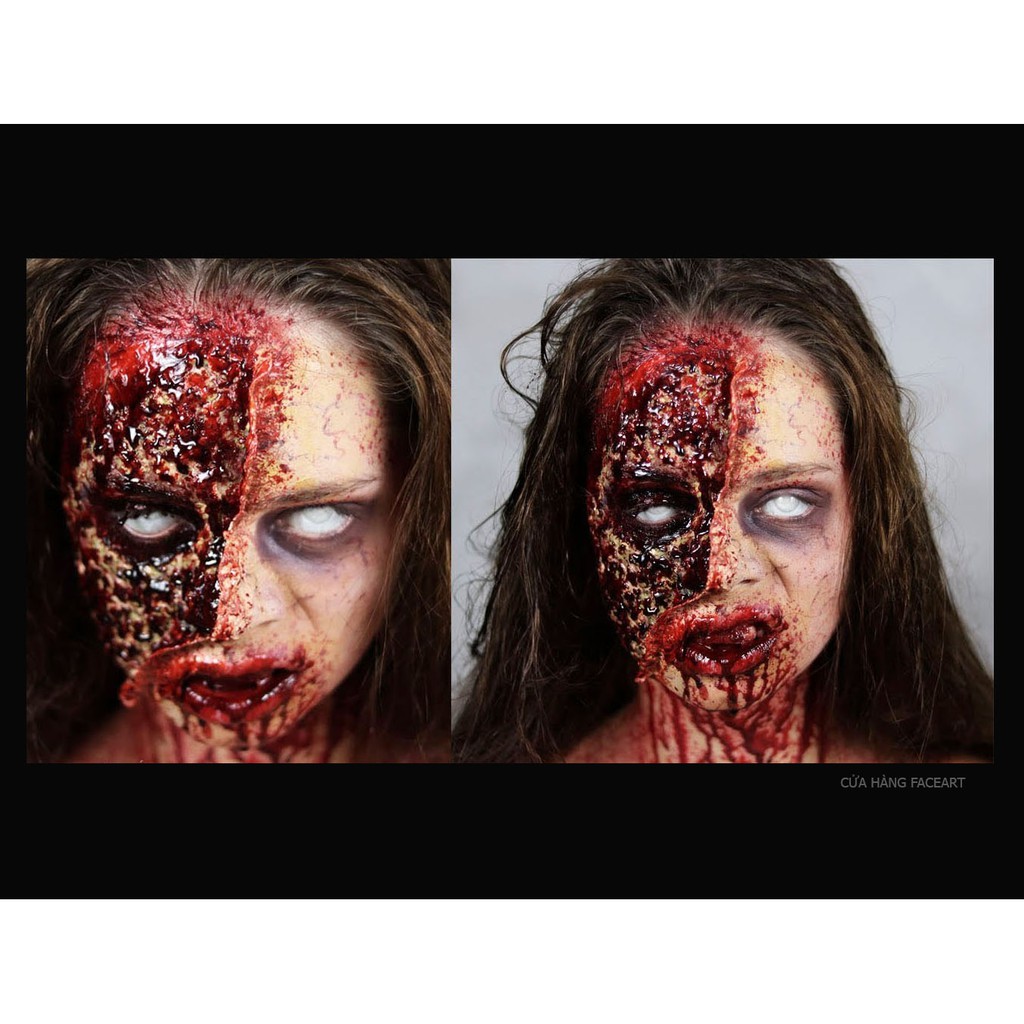 BỘ DỤNG CỤ HÓA TRANG VẾT THƯƠNG HALLOWEEN  - BỘ DỤNG CỤ HÓA TRANG VẾT SẸO