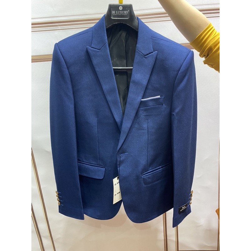 Bộ vest nam,Aó vest nam thời trang ,bộ suit màu xanh navy cao cấp lịch lãm cho phái mạnh, com lê blaze