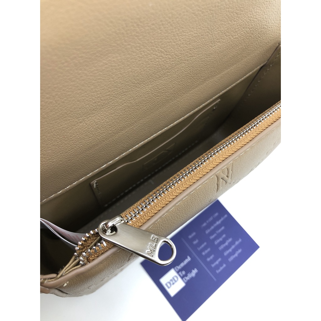 Túi Đeo Chéo M.L.B Hoạ Tiết Dập Nổi Hình Kim Cương Limited Cá Tính Siêu Đẹp