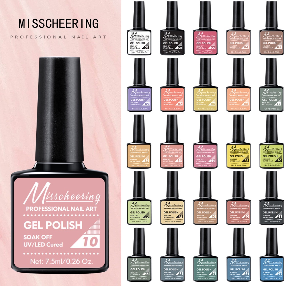 Gel Sơn Móng Tay Màu Hồng UV Long Lanh Ngâm Gel Uv Sơn Móng Tay Misscheering Keo Làm Móng Tay Keo Sơn Móng Tay Keo Sơn Móng Tay Kim Sa Quang Trị Liệu 7Ml Techer