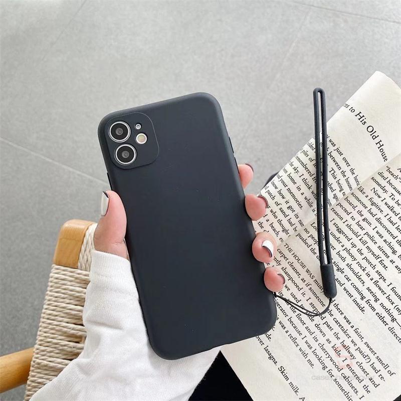 Ốp Lưng Tpu Mềm Chống Sốc Màu Trơn Có Dây Đeo Cho Redmi 6a 9 Note 9 9s 9pro 8 | BigBuy360 - bigbuy360.vn