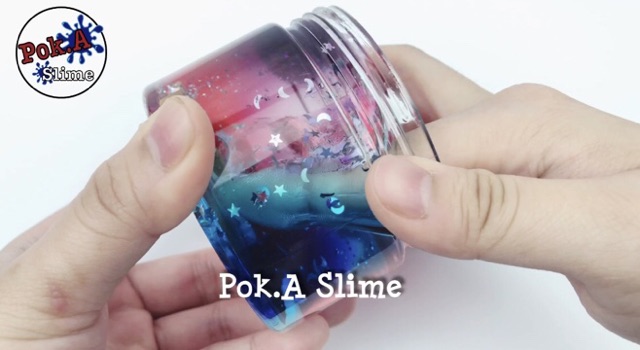 Slime Xmas at night - chất clear slime