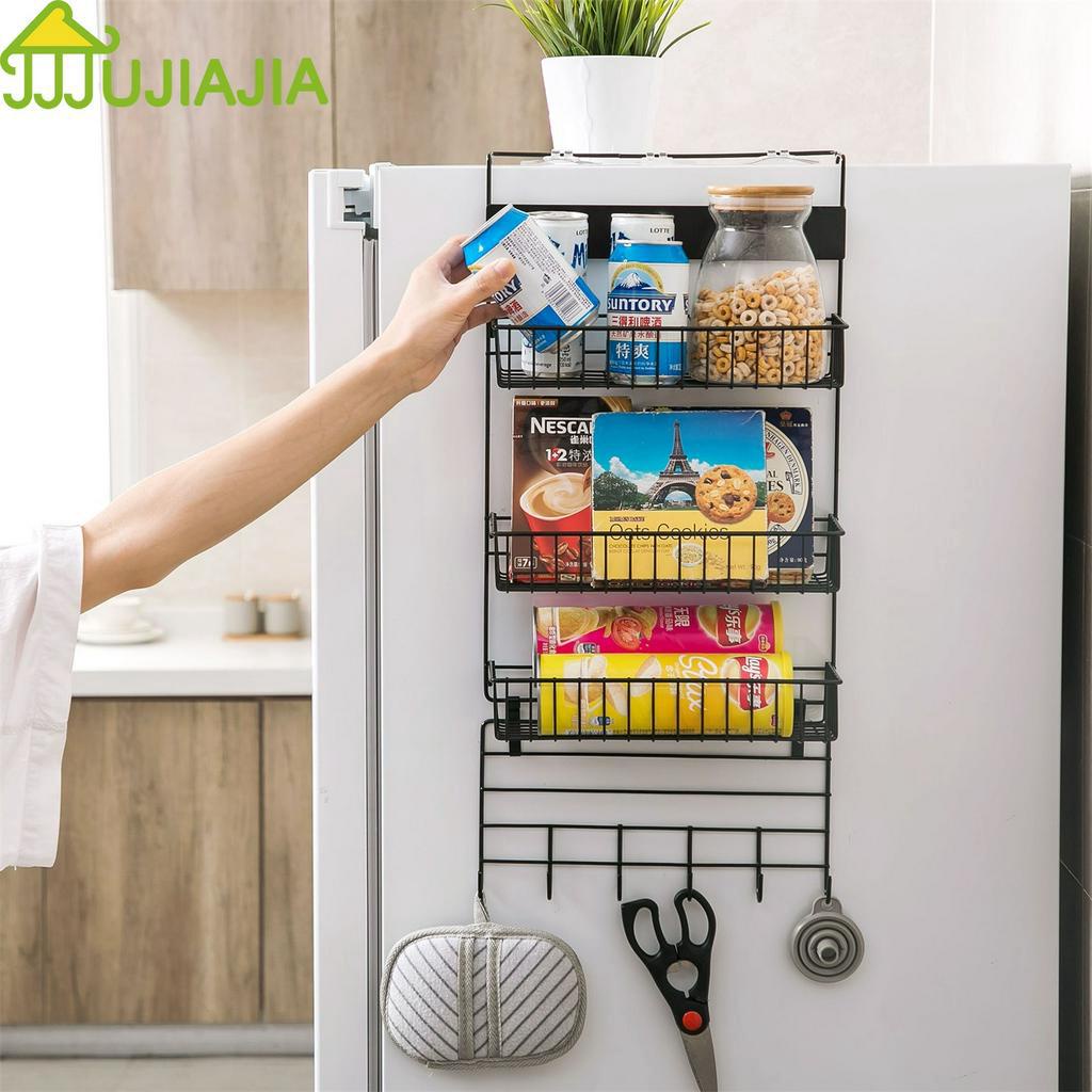 Giá Đựng Đồ JUJIAJIA Thiết Kế Dạng Tầng Gắn Tường Không Cần Đục Lỗ Dùng Cho Ký Túc Xá Tiện Dụng