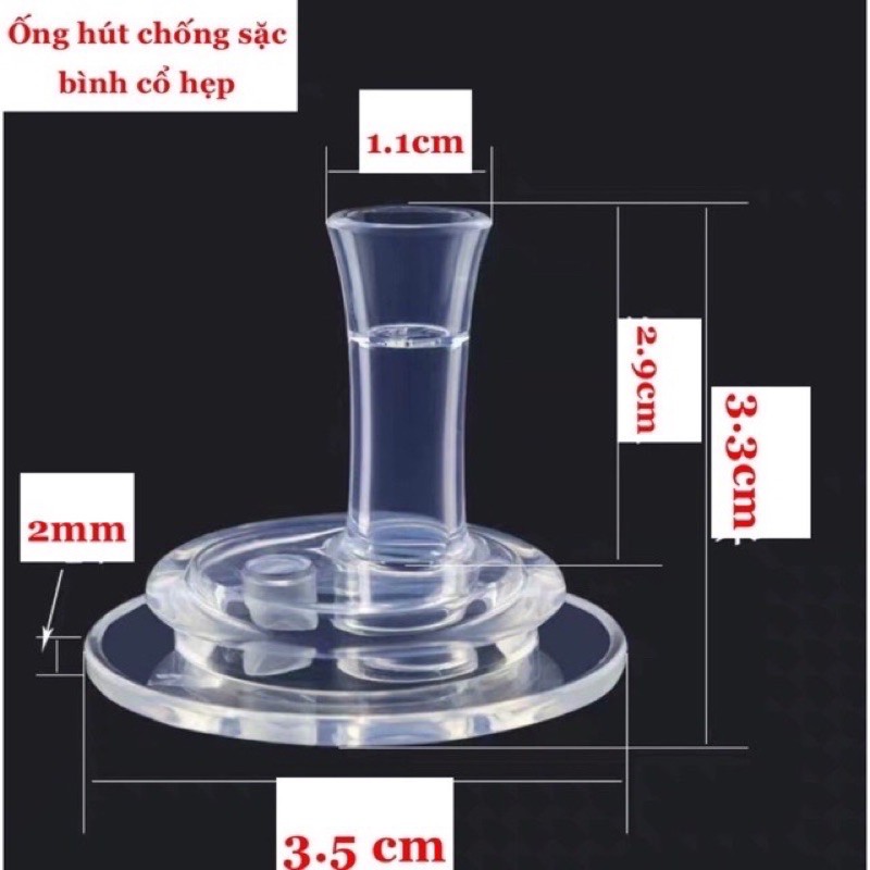 Núm hút bình sữa cổ hẹp