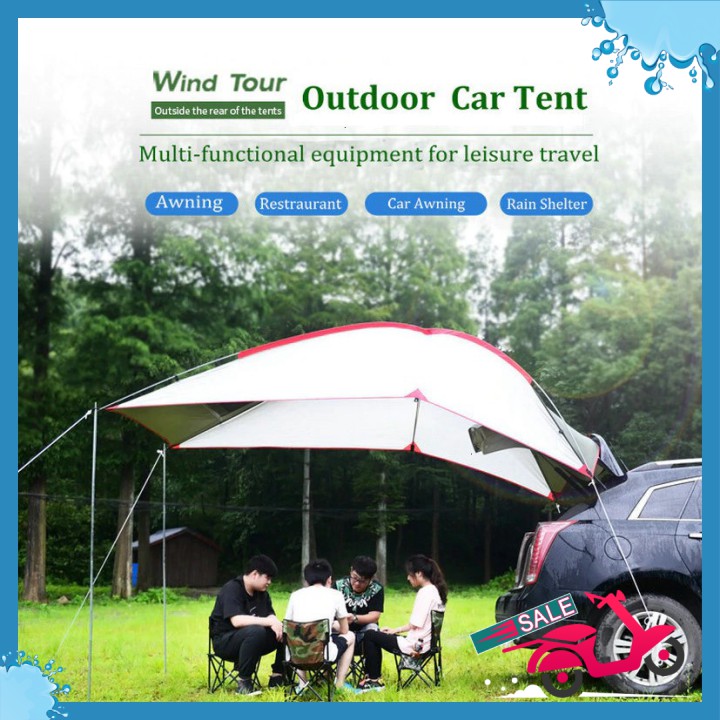 🆕 Lều chống nước ngoài trời, lều cắm trại câu cá, Wind Tour Pergola ô tô xếp gọn